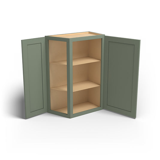 Special Order - 24" x 36" Wall Angle Corner Cabinet Forest Green - WAC2436 36" Wall Cabinets Corner Wall Cabinets Forest Green GHI Special Order SPFRG Wall Cabinets