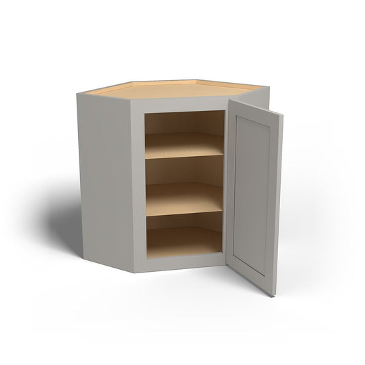Special Order - 24" x 30" Wall Diagonal Corner Stone Harbor Gray - WDC2430 30" Wall Cabinets Corner Wall Cabinets GHI Special Order SPSHG Stone Harbor Gray Wall Cabinets