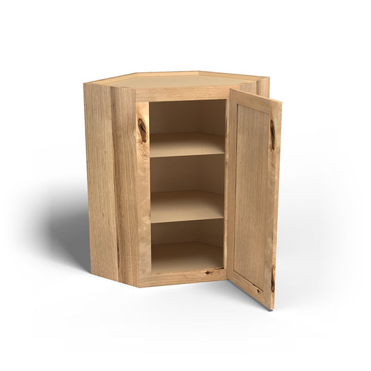 Special Order - 24" x 36" Wall Diagonal Corner Cabinet Frontier Shaker - WDC2436 36" Wall Cabinets Corner Wall Cabinets Frontier Shaker GHI Special Order SPFTS Wall Cabinets