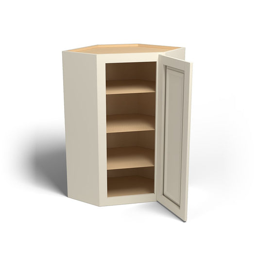 Special Order - 24" x 42" Wall Diagonal Corner Nantucket Linen - WDC2442 42" Wall Cabinets Corner Wall Cabinets GHI Nantucket Linen Special Order SPNTL Wall Cabinets