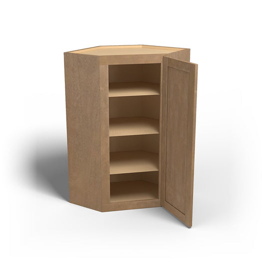 Special Order - 24" x 42" Wall Diagonal Corner Cabinet Sonona Sand - WDC2442 42" Wall Cabinets Corner Wall Cabinets GHI Sonona Sand Special Order SPSNS Wall Cabinets
