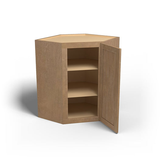 Special Order - 27" x 36" Wall Diagonal Corner Cabinet Sonona Sand - WDC2736 36" Wall Cabinets Corner Wall Cabinets GHI Sonona Sand Special Order SPSNS Wall Cabinets