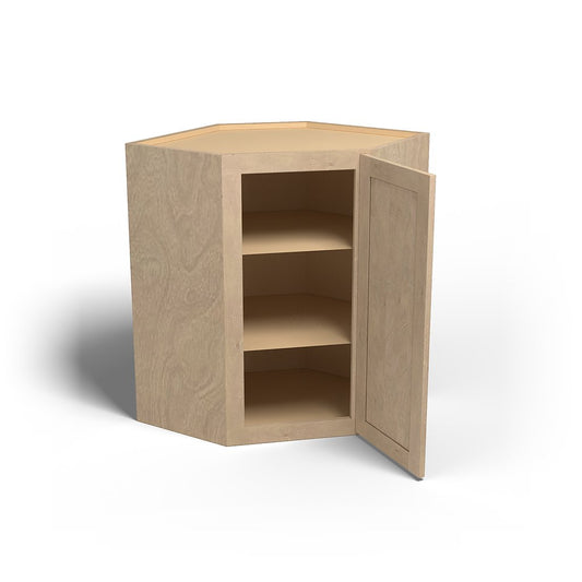 Special Order - 27" x 36" Wall Diagonal Corner Cabinet Sonona Wheat - WDC2736 36" Wall Cabinets Corner Wall Cabinets GHI Sonona Wheat Special Order SPSNW Wall Cabinets