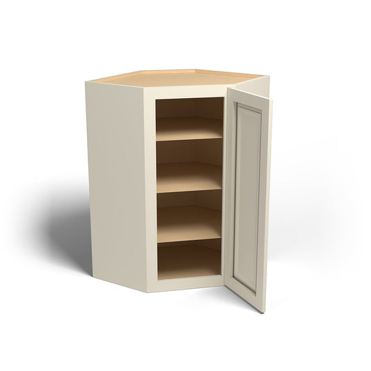 Special Order - 27" x 42" Wall Diagonal Corner Nantucket Linen - WDC2742 42" Wall Cabinets Corner Wall Cabinets GHI Nantucket Linen Special Order SPNTL Wall Cabinets