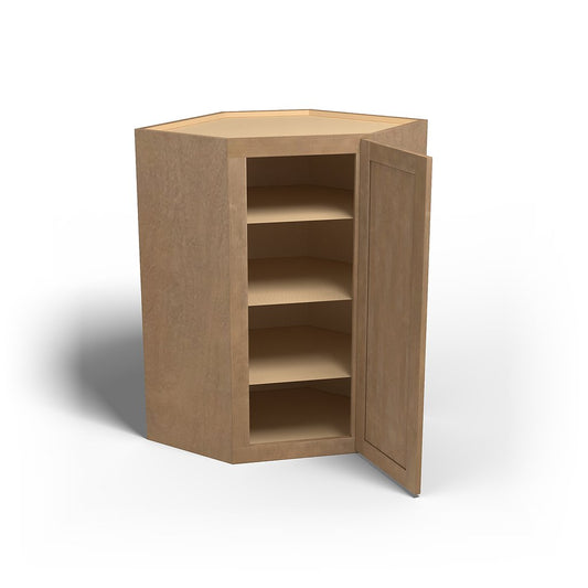 Special Order - 27" x 42" Wall Diagonal Corner Cabinet Sonona Sand - WDC2742 42" Wall Cabinets Corner Wall Cabinets GHI Sonona Sand Special Order SPSNS Wall Cabinets