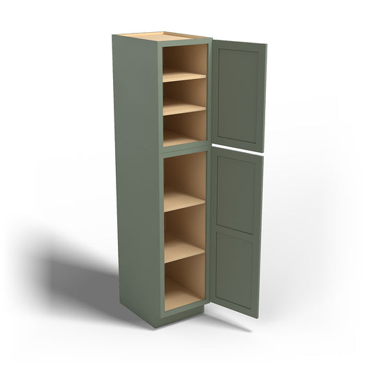 Special Order - 18" x 84" Wall Pantry Forest Green - WP1884 Forest Green GHI Pantries published-all-channels Special Order SPFRG