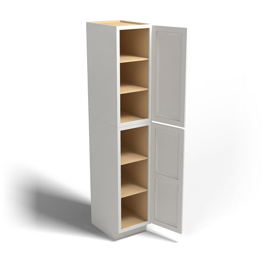 Special Order - 18" x 96" Wall Pantry Newport White - WP1896 GHI Newport White Pantries Special Order SPNPW