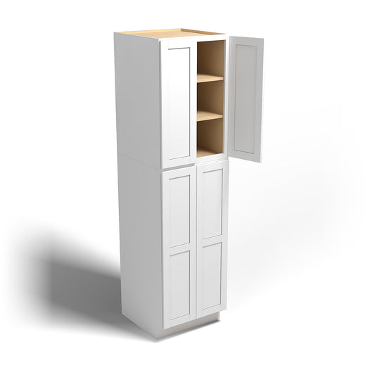 Special Order - 24" x 90" Wall Pantry Arcadia White - WP2490 Arcadia White GHI Pantries SPACW Special Order