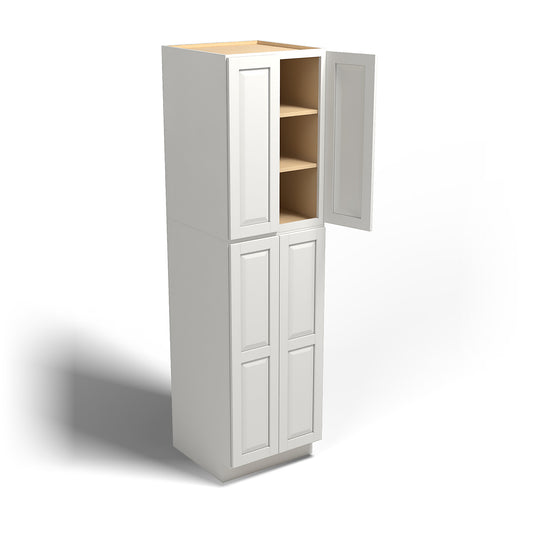 Special Order - 24" x 90" Wall Pantry Newport White - WP2490 GHI Newport White Pantries Special Order SPNPW