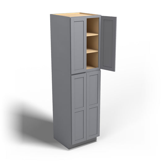 Special Order - 24" x 90" Wall Pantry Pacific Gray - WP2490 GHI Pacific Gray Pantries Special Order SPPGS