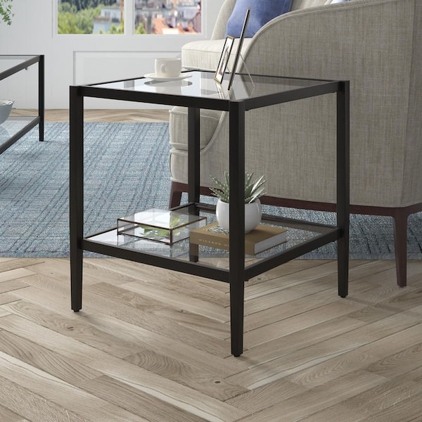 Hera 20 in" Glass End Table