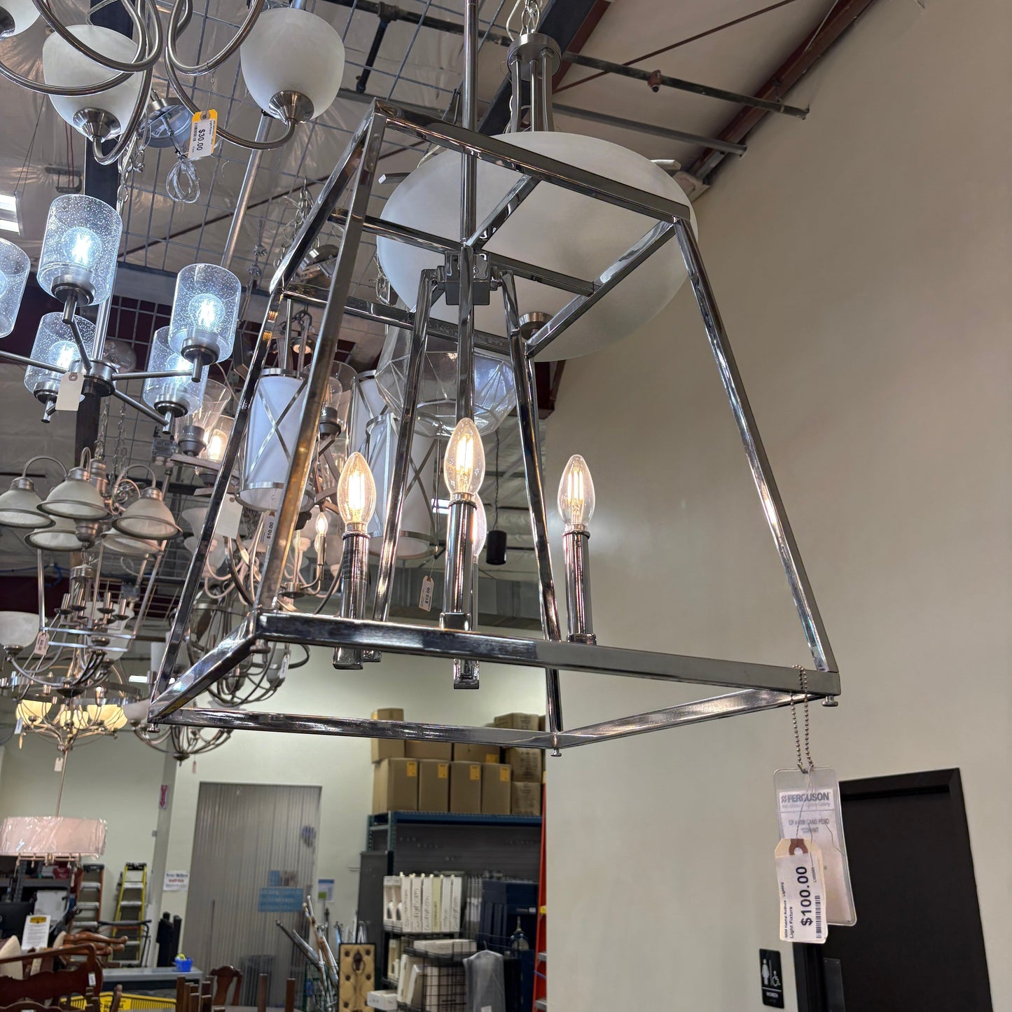 Trapezoid Lantern Pendant
