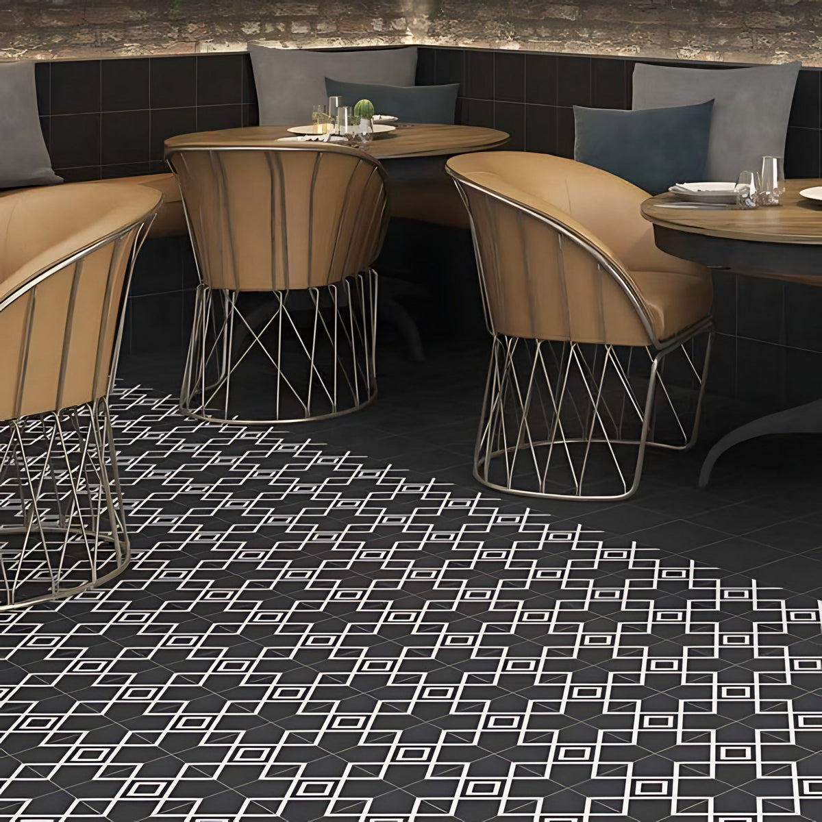 Casablanca Deco 8x8 Tile In store