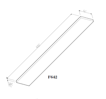 Special Order - 6" x 42" Wall Filler Stone Harbor Gray - F642 GHI GHI Accessories Special Order SPSHG Stone Harbor Gray Wall Filler