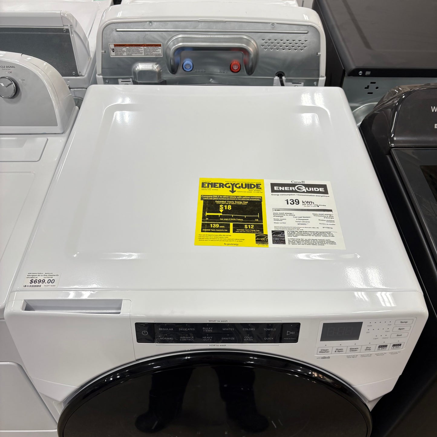 Whirlpool All in One Washer/Dr