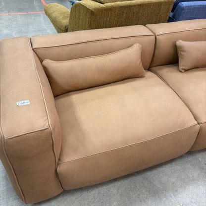 Joybird Brock Leather Sofa.
