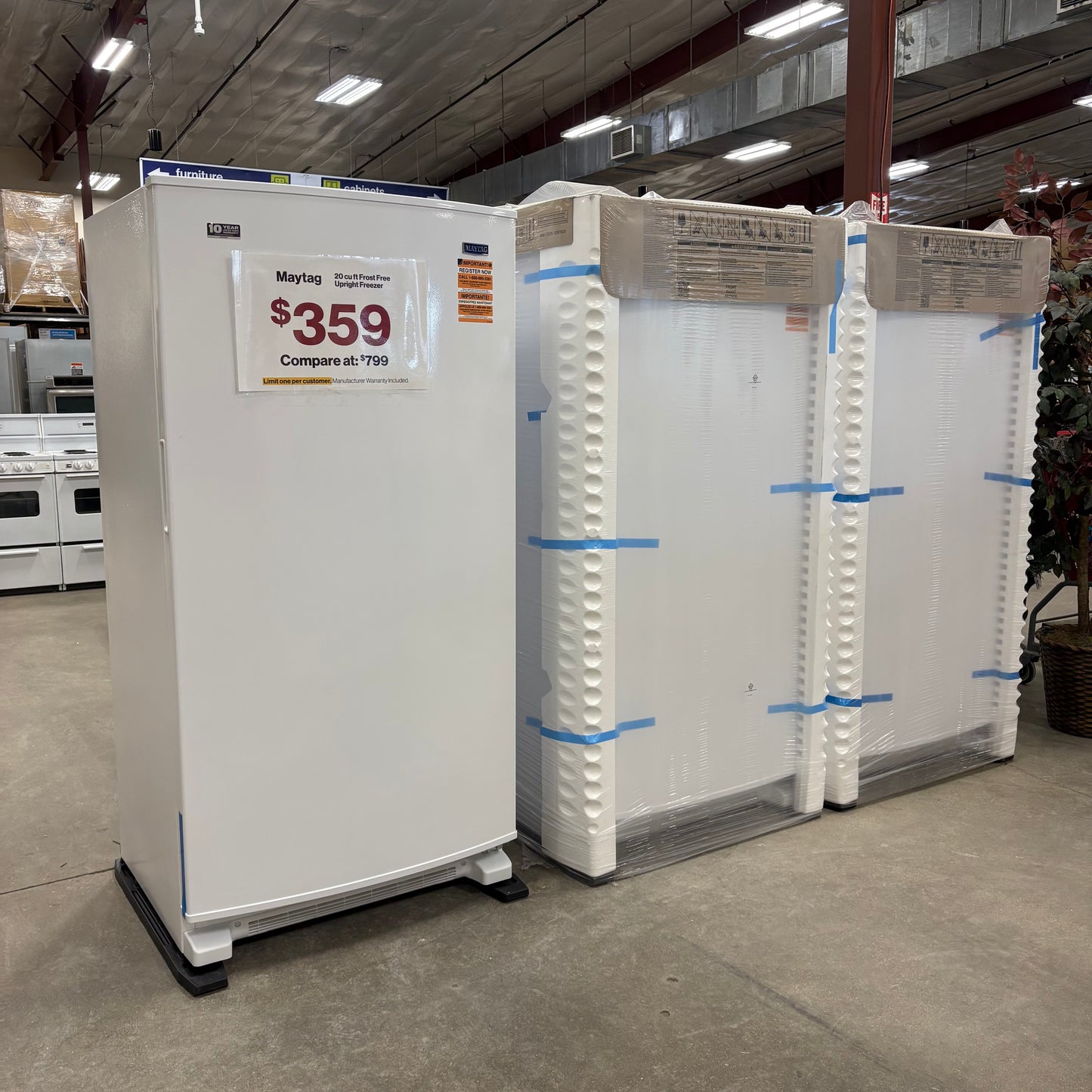 Maytag Upright Freezer 20 cuft