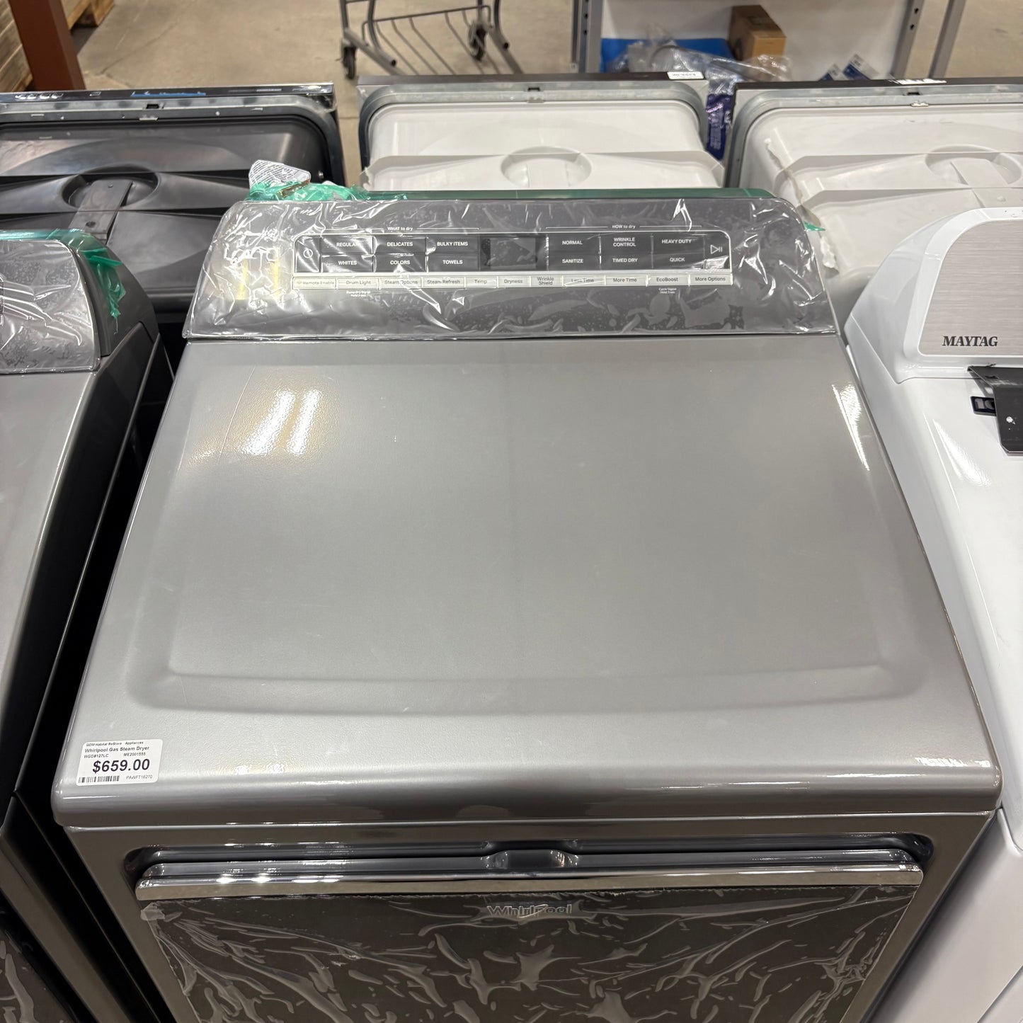 Whirlpool Gas Steam Dryer
