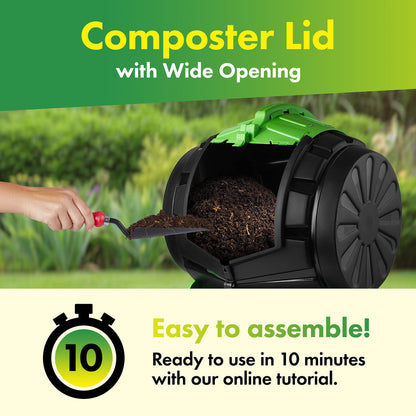 13.2 Gallon Tumbling Composter