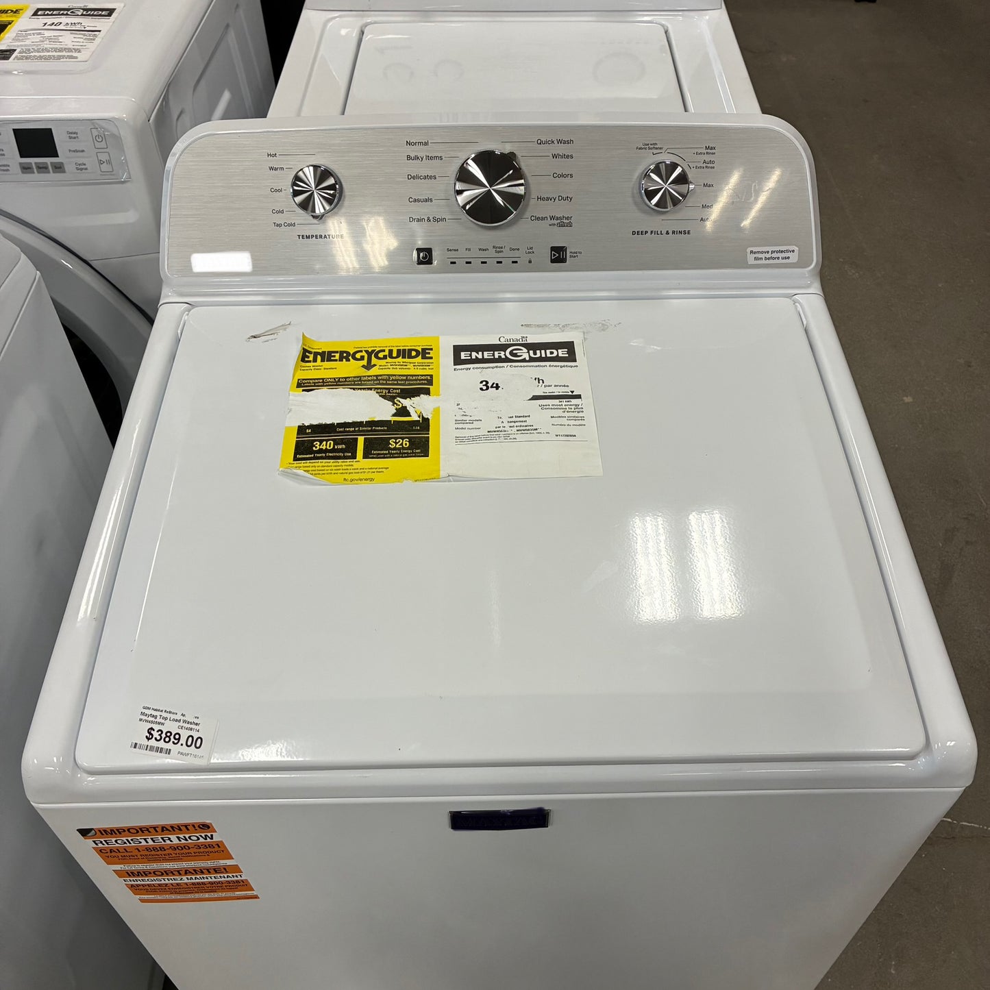 Maytag Top Load Washer
