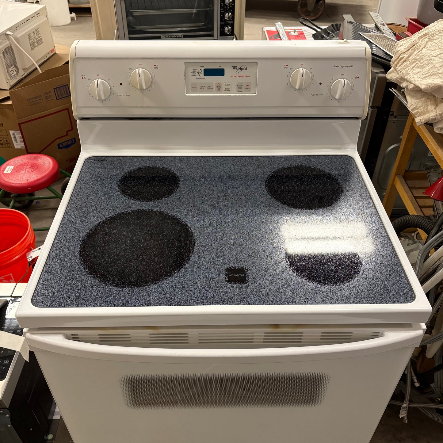 Whirlpool Elec Smoothtop Range