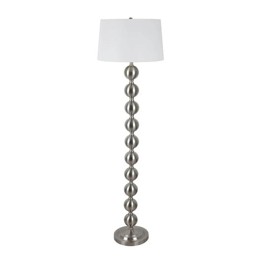 allen+roth Nickel Floor Lamp