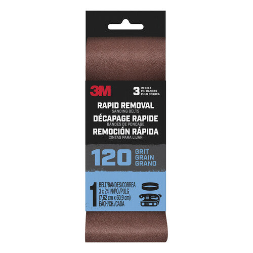 3M 120 Grit Sanding Belt