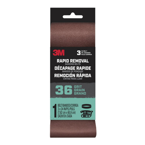 3M 36 Grit Sanding Belt