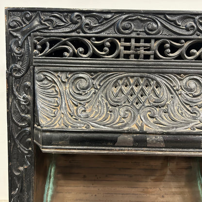 Antique Cast Iron Fireplace