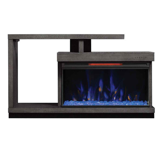 Wright Media Stand Fireplace