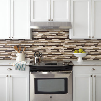 Copper Timber Mosaic Tile FALSE