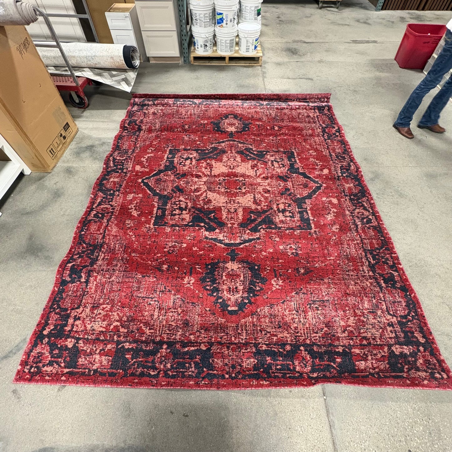 Red Medallion 8'x10' Rug