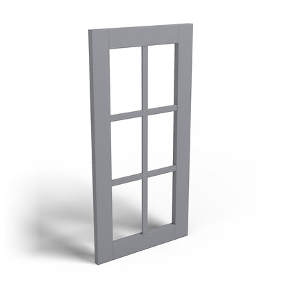 Special Order - 15" x 30" Mullion Door Pacific Gray - 1530MD 30" Wall Cabinets GHI GHI Accessories Mullion Door Pacific Gray Special Order SPPGS