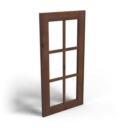 Special Order - 15" x 30" Mullion Door Rustic Walnut - 1530MD 30" Wall Cabinets GHI GHI Accessories Mullion Door Rustic Walnut Special Order SPRWS