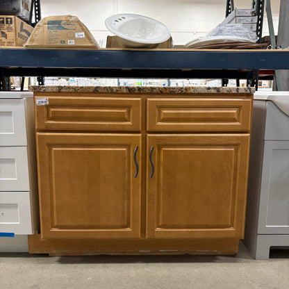 42" Granite Top Vanity Set