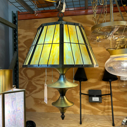 Vintage Pull Chain Swag Light