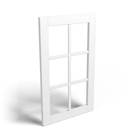 Special Order - 18" x 30" Mullion Door Arcadia White Shaker - 1830MD Arcadia White GHI GHI Accessories Mullion Door SPACW Special Order
