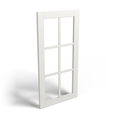 Special Order - 18" x 36" Mullion Door Newport White - 1836MD 36" Wall Cabinets GHI GHI Accessories Mullion Door Newport White Special Order SPNPW