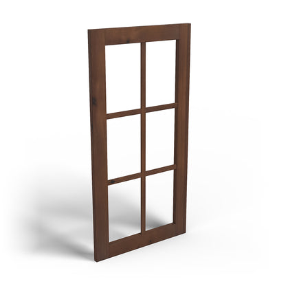 Special Order - 18" x 36" Mullion Door Rustic Walnut - 1836MD 36" Wall Cabinets GHI GHI Accessories Mullion Door Rustic Walnut Special Order SPRWS