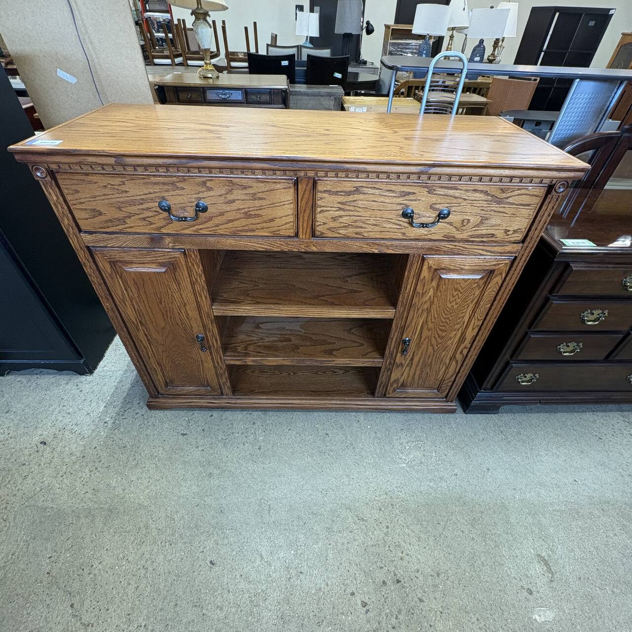 Oak Entertainment Center