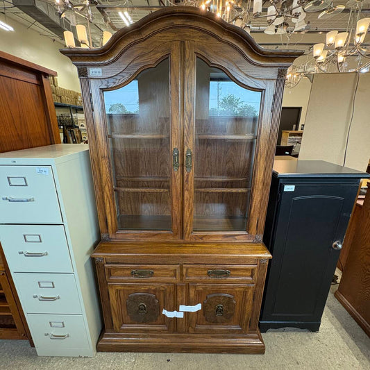 Oak China Hutch