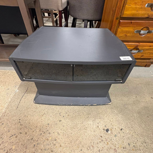 Gray Media End Table
