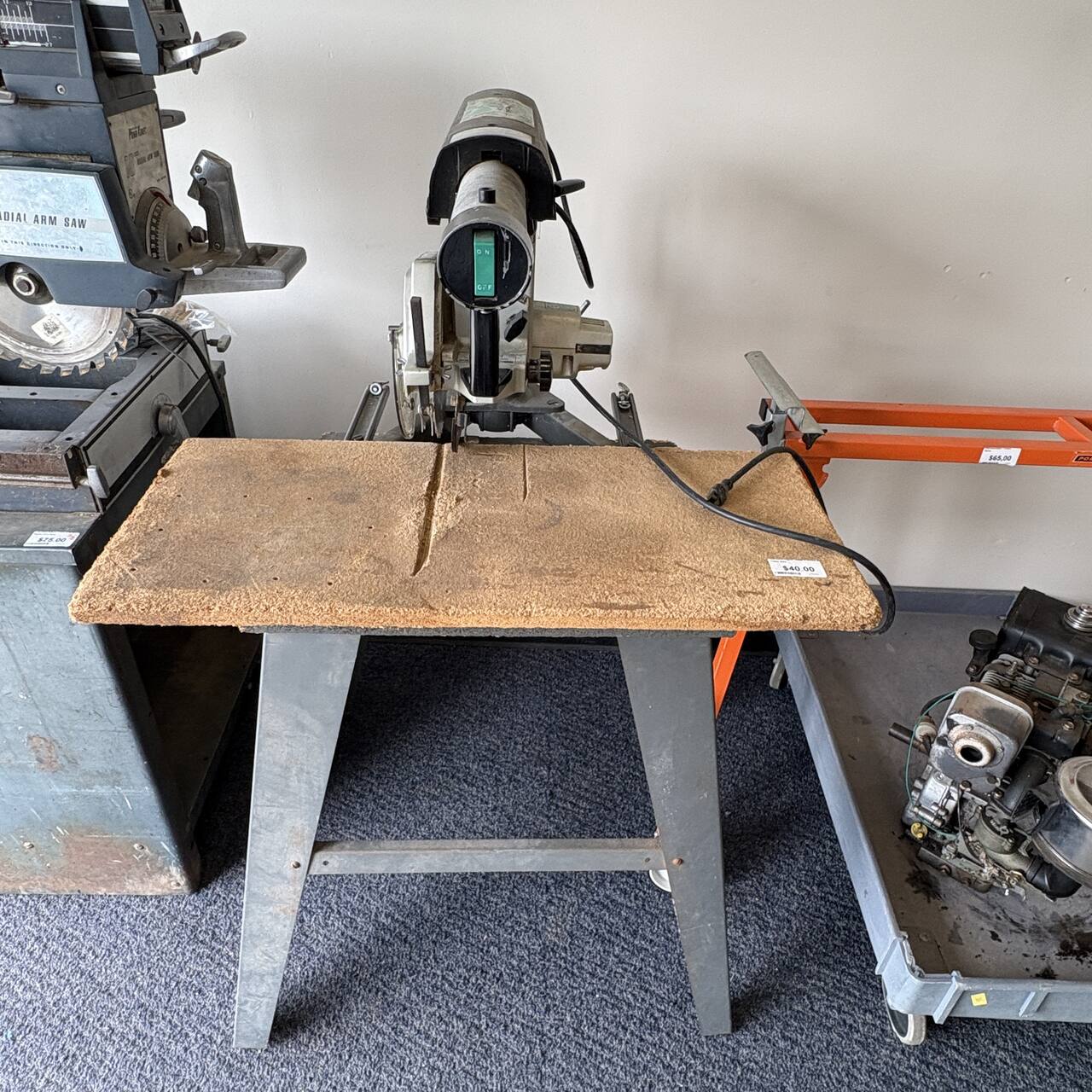Miter Saw on Stand