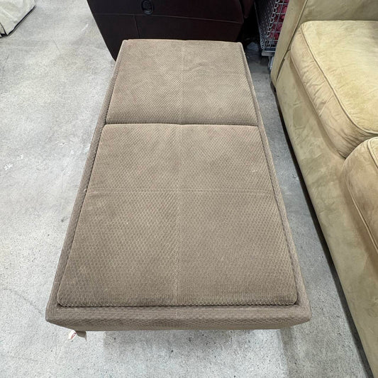 Chenille Storage Bench
