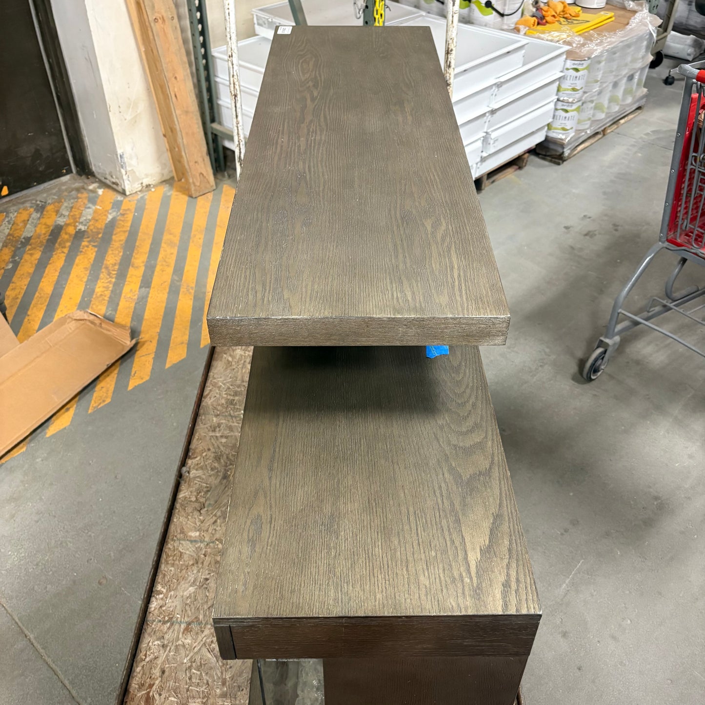 Wright Media Stand Fireplace