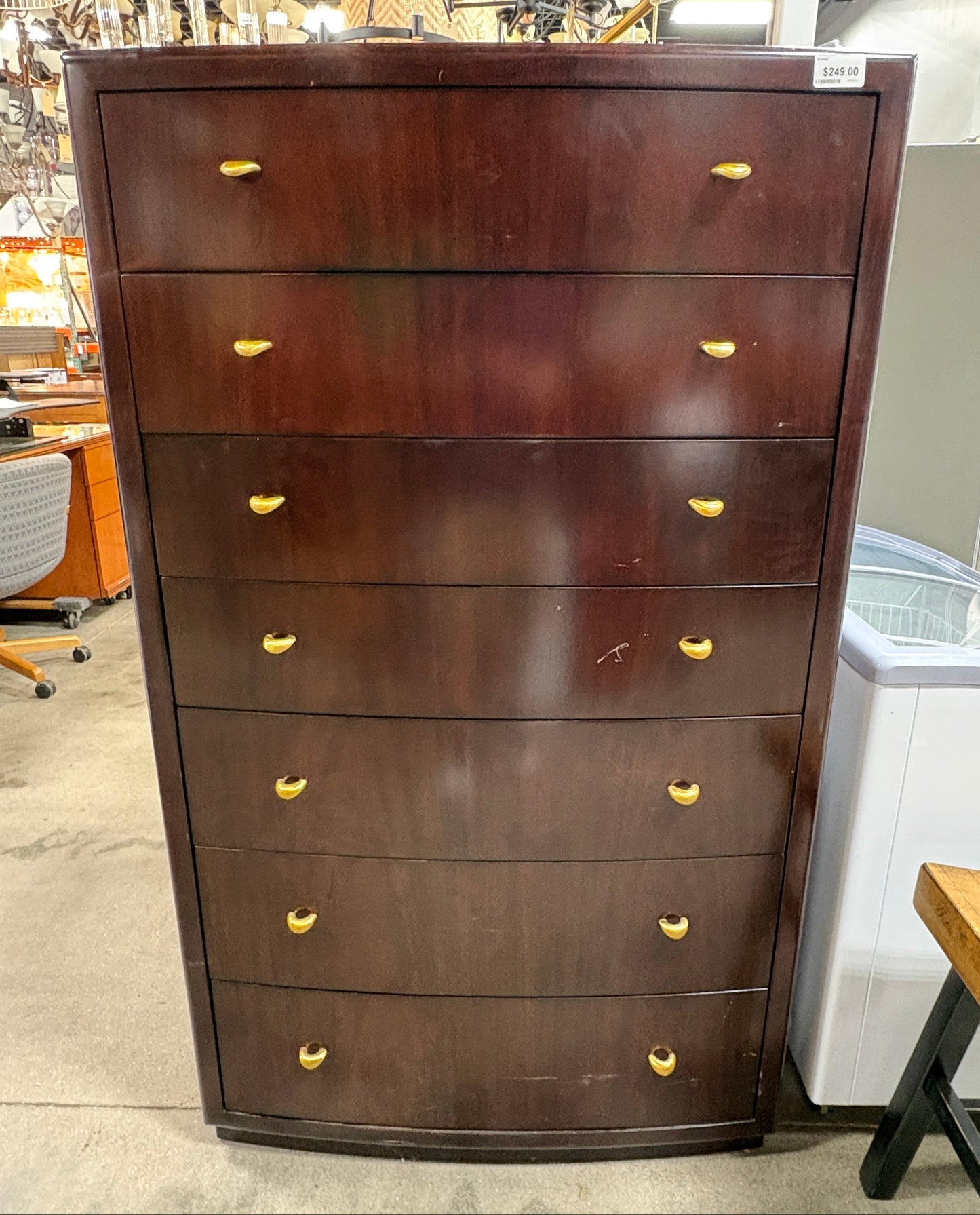 Vintage 7-Drawer Tall Dresser