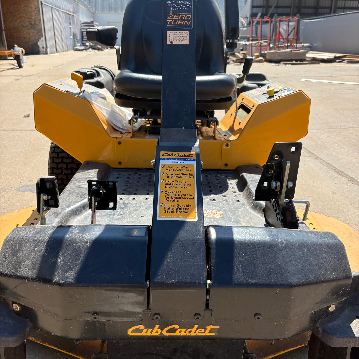 Cub Cadet Z-Force S 60in Mower