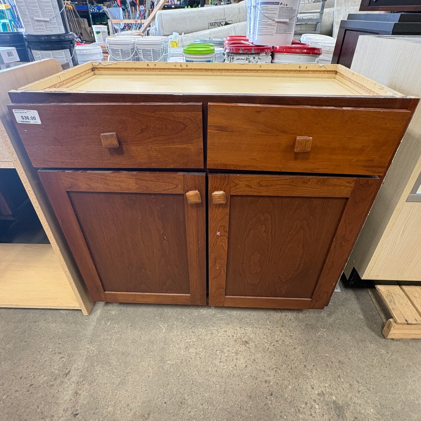 Wood Base Cabinet 36" TRUE