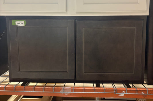 Espresso Wall Cabinet 36x18 FALSE