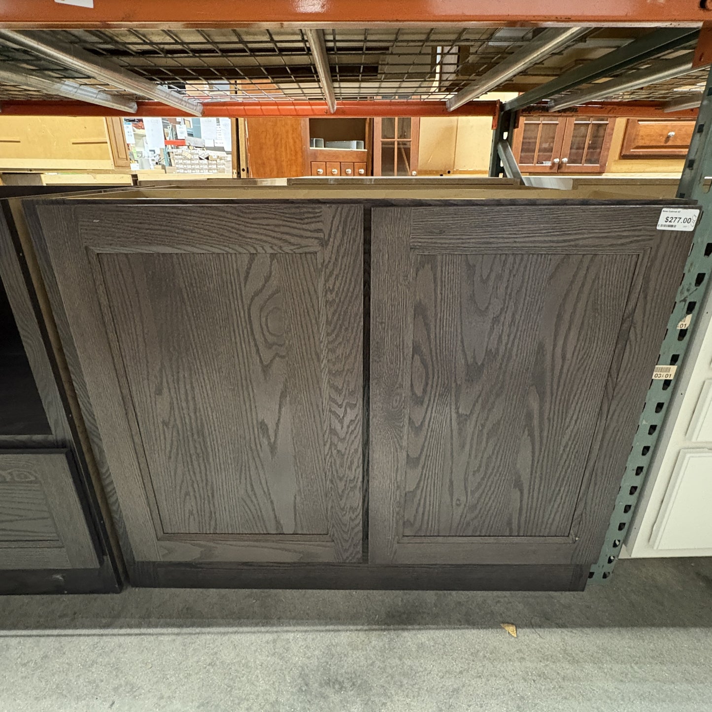 Gray Oak Base Cabinet 42" FALSE